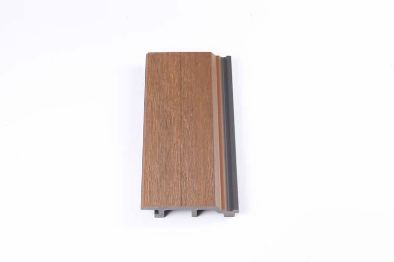Capped golden teak wall panel
