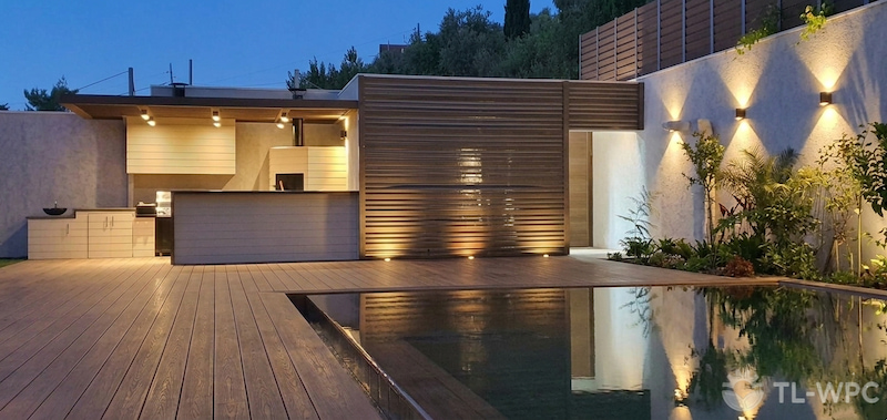 customized length wpc fence boards