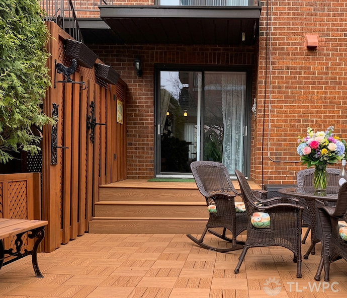 tl wpc 3d embossed diy decking