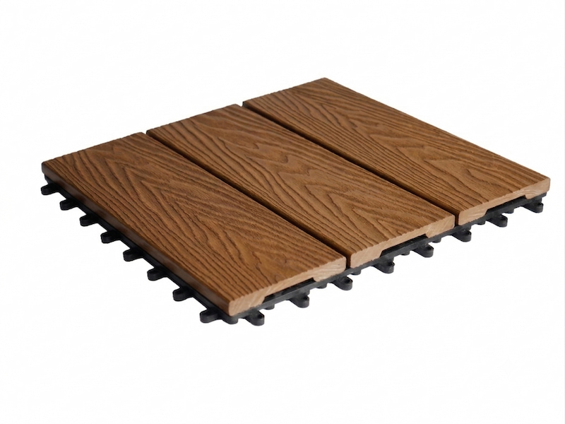 wood grain wpc diy tiles